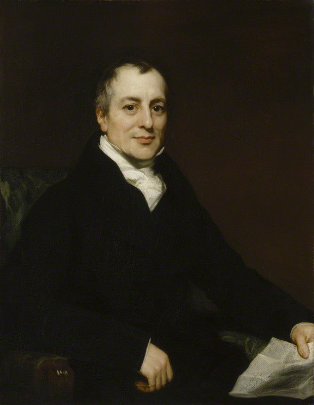 by Thomas Phillips, oil on canvas, circa 1821
